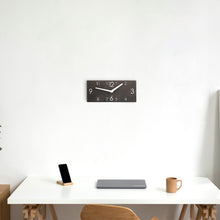 Įkelti vaizdą į galerijos rodinį, Medinis juodas laikrodis (2 dydžiai)