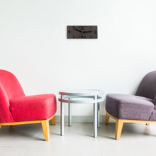 Įkelti vaizdą į galerijos rodinį, Medinis juodas laikrodis (2 dydžiai)