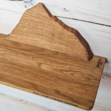 Įkelti vaizdą į galerijos rodinį, Rankų Darbo Medinė Kalno Silueto Lentyna, Dekoratyvinė Sieninė Lentyna Interjerui