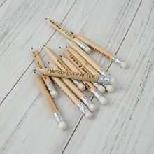 Įkelti vaizdą į galerijos rodinį, Graviruoti Mediniai HB Pieštukai Dovanoms, Asmeninės Dovanos Vestuvėms, Krikštynoms, Mokytojams ir Vaikams