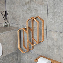 Įkelti vaizdą į galerijos rodinį, Medinis Tualetinio Popieriaus Laikiklis, Funkcionalus ir Stilingas Vonios Kambario Organizatorius