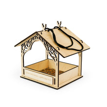 Įkelti vaizdą į galerijos rodinį, Medinė Paukščių Lesykla Lauko Erdvėms, Rankų Darbo Lesyklėlė Terasai, Kiemui ar Sodui