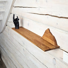 Įkelti vaizdą į galerijos rodinį, Medinė Lentyna su Everesto Kalno Siluetu, Dekoratyvus Sieninis Akcentas