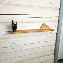 Įkelti vaizdą į galerijos rodinį, Medinė Lentyna su Everesto Kalno Siluetu, Dekoratyvus Sieninis Akcentas