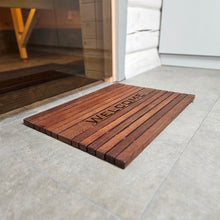 Įkelti vaizdą į galerijos rodinį, Individualios Medinės Pirties Grotelės, Neslystantis Grindų Kilimėlis, Asmeninė Dovana