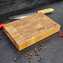 Įkelti vaizdą į galerijos rodinį, Rankų Darbo Ažuolinė Pjaustymo Lenta Kasdieniam Naudojimui, Puiki Dovana Gimtadieniui