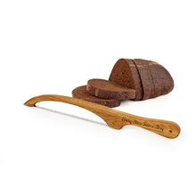 Įkelti vaizdą į galerijos rodinį, Rankų Darbo Duonos Peilis su Dantyta Geležte, Praktiška Dovana Kasdieniam Naudojimui