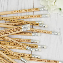 Įkelti vaizdą į galerijos rodinį, Personalizuoti mediniai HB pieštukai, puiki graviruota dovana