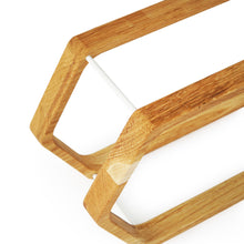 Įkelti vaizdą į galerijos rodinį, Medinis Laikiklis Tualetiniam Popieriui, Sieninė Vonios Kambario Dekoracija Iš Ąžuolo