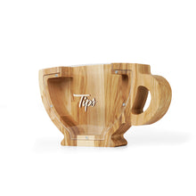 Įkelti vaizdą į galerijos rodinį, Medinė arbatpinigių dėžutė, Medinė puodelio formos taupyklė