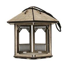 Įkelti vaizdą į galerijos rodinį, Medinė lesyklėlė paukščiams, Gazebo lesyklėlė