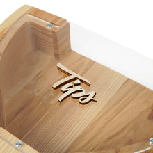 Įkelti vaizdą į galerijos rodinį, Medinė arbatpinigių dėžutė, Medinė puodelio formos taupyklė