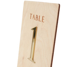 Įkelti vaizdą į galerijos rodinį, Natūralus Mediniai Stalo Numeriai Vestuvėms, Šventinio Stalo Dekoracija