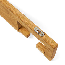 Įkelti vaizdą į galerijos rodinį, Medinis tualetinio popieriaus laikiklis su lentynėle