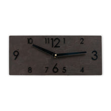 Įkelti vaizdą į galerijos rodinį, Medinis juodas laikrodis (2 dydžiai)
