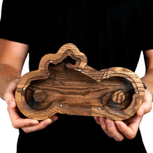 Įkelti vaizdą į galerijos rodinį, Medinė taupyklė motociklas ( 2 dydžiai, 3 spalvos, graviravimas)