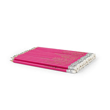 Įkelti vaizdą į galerijos rodinį, Unikalūs Rožiniai Mediniai HB Pieštukai su Graviravimu, Asmeniškos Dovanos Įvairioms Progoms