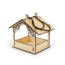 Įkelti vaizdą į galerijos rodinį, Medinė Paukščių Lesykla Lauko Erdvėms, Rankų Darbo Lesyklėlė Terasai, Kiemui ar Sodui