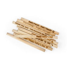 Įkelti vaizdą į galerijos rodinį, Natūralaus Medžio Dailidės Pieštukas, Unikali Dovana Vyrui, Tėčiui, Statybininkui