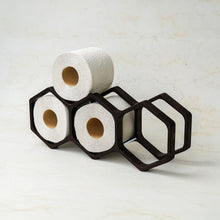 Įkelti vaizdą į galerijos rodinį, Sieninis Medinis WC Popieriaus Laikiklis, Praktiškas Vonios Kambario Aksesuaras, Ranku Darbo Tualetinio Popieriaus Laikiklis