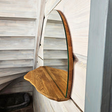 Įkelti vaizdą į galerijos rodinį, Apvalus Veidrodis su Lentyna, Stilinga Namų Dekoracija ir Puiki Dovana