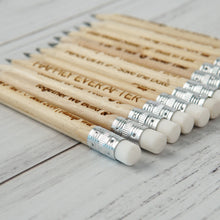 Įkelti vaizdą į galerijos rodinį, Graviruoti Mediniai HB Pieštukai Dovanoms, Asmeninės Dovanos Vestuvėms, Krikštynoms, Mokytojams ir Vaikams