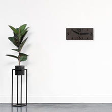 Įkelti vaizdą į galerijos rodinį, Medinis juodas laikrodis (2 dydžiai)