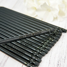 Įkelti vaizdą į galerijos rodinį, Individualūs Graviruoti Juodi HB Pieštukai, Išskirtinė Dovana Kiekvienai Progai