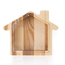 Įkelti vaizdą į galerijos rodinį, Namelio formos medinė taupyklė, Personalizuota taupyklė