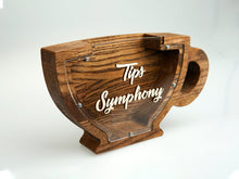 Įkelti vaizdą į galerijos rodinį, Medinė arbatpinigių dėžutė, Medinė taupyklė