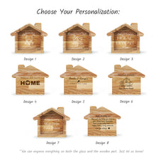 Įkelti vaizdą į galerijos rodinį, Namelio formos medinė taupyklė, Personalizuota taupyklė