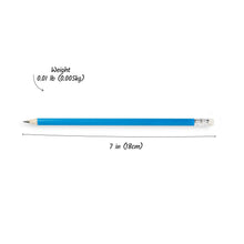 Įkelti vaizdą į galerijos rodinį, Personalizuoti Mėlyni Mediniai HB Pieštukai su Trintuku, Puiki Dovana Mokiniams, Menininkams ir Svečiams