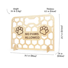 Įkelti vaizdą į galerijos rodinį, Rankų Darbo Mediniai Varteliai Šunims, Personalizuotas Barjeras Augintiniams