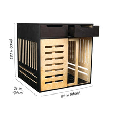 Įkelti vaizdą į galerijos rodinį, Medinis šuns narvas, Dovana gyvūnų augintojams