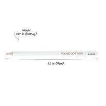 Įkelti vaizdą į galerijos rodinį, Išskirtiniai Balti Mediniai HB Pieštukai su Graviravimu, Unikali Dovana