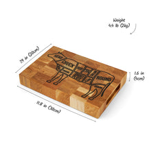 Įkelti vaizdą į galerijos rodinį, Individuali Ąžuolinė Pjaustymo Lenta su Graviruotu Piešiniu, Ideali Dovana Virtuvei ir Griliui