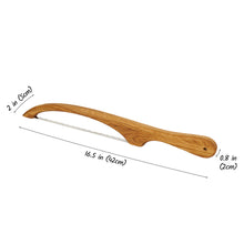 Įkelti vaizdą į galerijos rodinį, Rankų Darbo Duonos Peilis su Dantyta Geležte, Praktiška Dovana Kasdieniam Naudojimui
