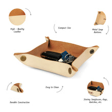 Įkelti vaizdą į galerijos rodinį, Odinis dėklas smulkiems daiktams