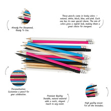 Įkelti vaizdą į galerijos rodinį, Unikalūs Mediniai Pieštukai su Graviravimu, Prasmingos Dovanos Vestuvėms, Krikštynoms ir Kitoms Progoms