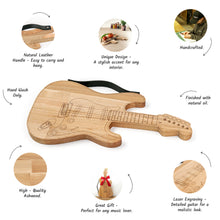 Įkelti vaizdą į galerijos rodinį, Pjaustymo Lenta - Medinė Pjaustymo Lenta " Gitara "(Galimas Graviravimas)