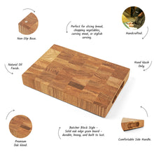 Įkelti vaizdą į galerijos rodinį, Rankų Darbo Ažuolinė Pjaustymo Lenta Kasdieniam Naudojimui, Puiki Dovana Gimtadieniui