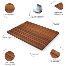 Įkelti vaizdą į galerijos rodinį, Individualios Medinės Pirties Grotelės, Neslystantis Grindų Kilimėlis, Asmeninė Dovana