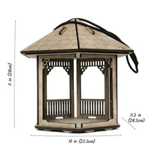 Įkelti vaizdą į galerijos rodinį, Medinė lesyklėlė paukščiams, Gazebo lesyklėlė