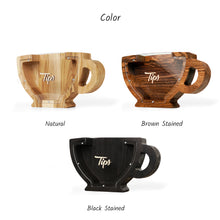 Įkelti vaizdą į galerijos rodinį, Medinė arbatpinigių dėžutė, Medinė puodelio formos taupyklė