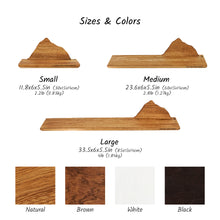 Įkelti vaizdą į galerijos rodinį, Rankų Darbo Medinė Kalno Silueto Lentyna, Dekoratyvinė Sieninė Lentyna Interjerui