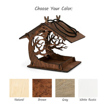 Įkelti vaizdą į galerijos rodinį, Medinė lesyklėlė "Paukštis"