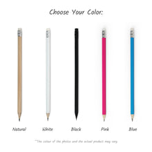 Įkelti vaizdą į galerijos rodinį, Unikalūs Mediniai Pieštukai su Graviravimu, Prasmingos Dovanos Vestuvėms, Krikštynoms ir Kitoms Progoms