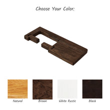 Įkelti vaizdą į galerijos rodinį, Medinis Tualetinio Popieriaus Laikiklis su Lentynėle, Sieninis Vonios Aksesuaras, Papildoma Vieta Popieriui Vonios Kambaryje