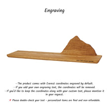 Įkelti vaizdą į galerijos rodinį, Rankų Darbo Medinė Kalno Silueto Lentyna, Dekoratyvinė Sieninė Lentyna Interjerui