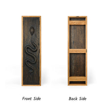 Įkelti vaizdą į galerijos rodinį, Medinė Gyvatės 3D Sieninė Dekoracija iš Ąžuolo, Medžio Raižinys Tinkantis Namų, Sodybos ar Biuro Dekorui